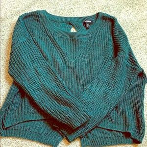 Emerald green Express sweater